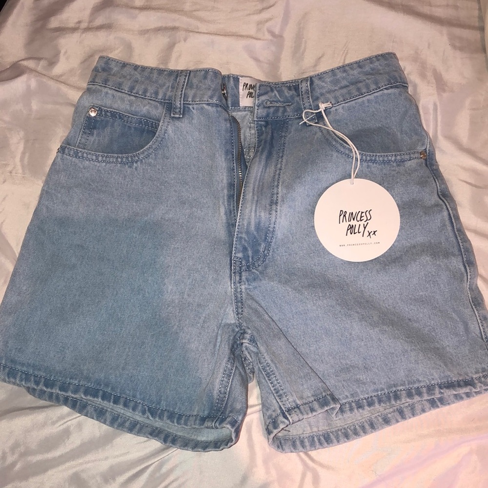 THE SWALLA SHORTS LIGHT BLUE size us4
